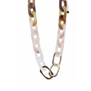 Ombre Acrylic Link Necklace